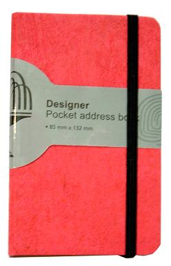 DESIGNER POCKET ADDRESS BOOK